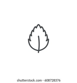 leaf icon. sign design