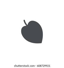 leaf icon. sign design