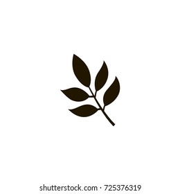 leaf icon. sign design