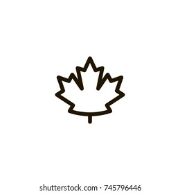 leaf icon. sign design