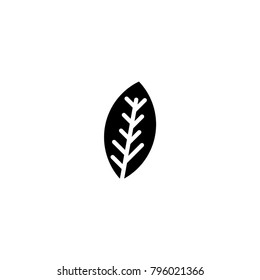 leaf icon. sign design