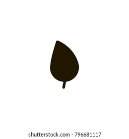 leaf icon. sign design