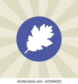 leaf icon. sign design. background