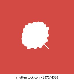 leaf icon. sign design red background