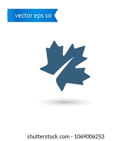 leaf. leaf icon. sign design. Vector EPS 10.