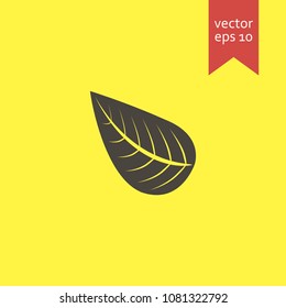 leaf. leaf icon. sign design. Vector EPS 10.