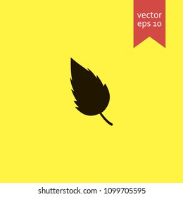 leaf. leaf icon. sign design. Vector EPS 10.