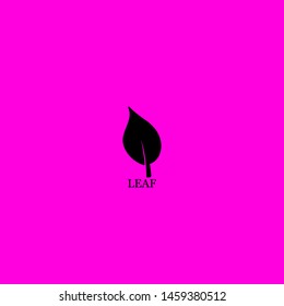 leaf icon sign signifier vector