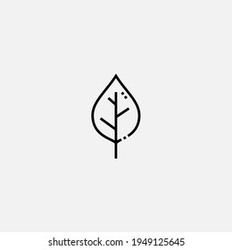Leaf icon sign vector,Symbol, logo illustration for web and mobile