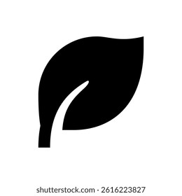 leaf icon simple design, illustration logo ui ux