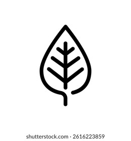 leaf icon simple design, illustration logo ui ux