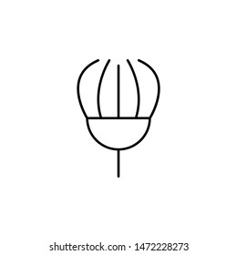 leaf icon. Simple thin line, outline vector of Leaves icons for UI and UX, website or mobile application