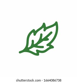 Leaf icon symbol or logo, can use for your design elements, website icons, application icons, UI, and More.