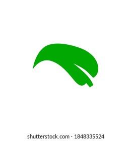 Leaf icon symbol vector on white background