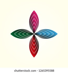 Leaf icon templates , vector for business corporate , element , illustration 