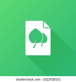 leaf icon. tree sign