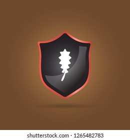 leaf icon. tree sign