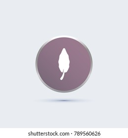 leaf icon. tree sign