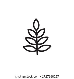 Leaf Icon In Trendy  Design Vector Eps 10
