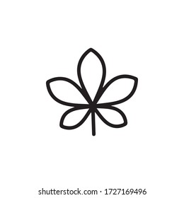 Leaf Icon In Trendy  Design Vector Eps 10