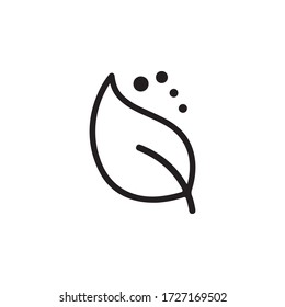 Icono De Hoja En El Vector De Diseño De Moda Eps 10