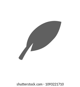 Leaf icon in trendy flat style isolated on white background. Symbol for your web site design, logo, app, UI. Vector illustration, EPS
