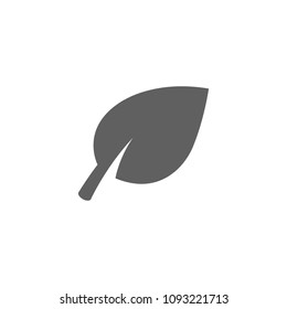 Leaf icon in trendy flat style isolated on white background. Symbol for your web site design, logo, app, UI. Vector illustration, EPS