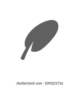 Leaf icon in trendy flat style isolated on white background. Symbol for your web site design, logo, app, UI. Vector illustration, EPS