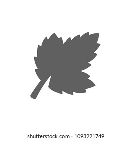 Leaf icon in trendy flat style isolated on white background. Symbol for your web site design, logo, app, UI. Vector illustration, EPS