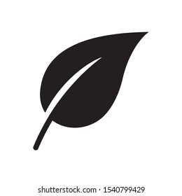Leaf icon in trendy flat style design. Vector graphic illustration. Suitable for website design, logo, app, and ui. EPS 10.
