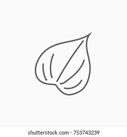 leaf icon, leaf vector