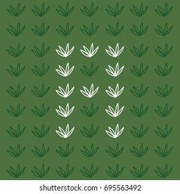 Leaf Icon Vector Background Nature Design Illustration Wallpaper