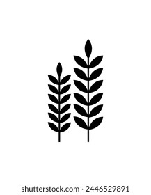 leaf icon, vector best flat icon.