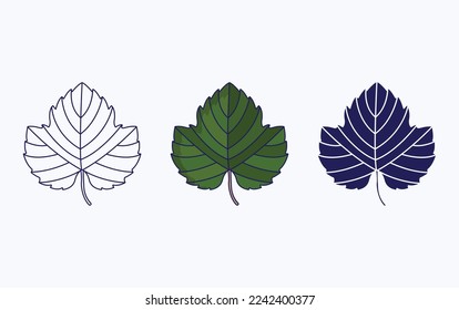 Leaf icon vector design illustration