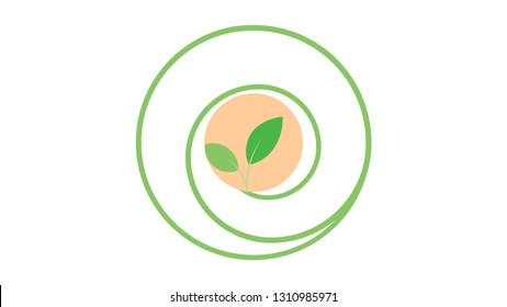 Leaf icon vector design. Leaf logo.