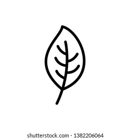 Leaf Icon Vector Design Template