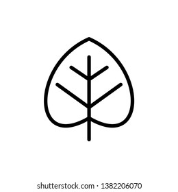 Leaf Icon Vector Design Template