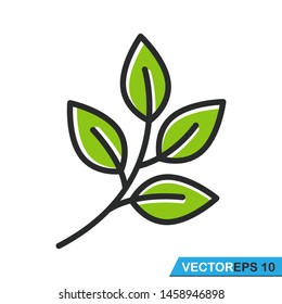 leaf icon vector design template