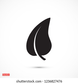 Leaf icon. Vector  Eps 10 