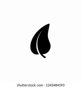 Leaf icon. Vector  Eps 10 