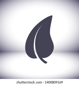 Leaf icon. Vector  Eps 10 . Lorem Ipsum Flat Design 