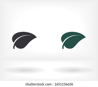 Leaf icon. Vector Eps 10 .