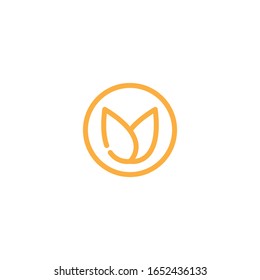 Leaf Icon, Vector File, Professional, Design, Minimal