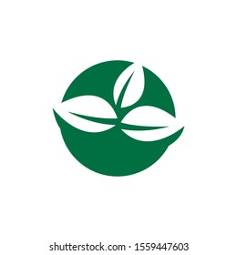 Leaf icon Vector Illustration design Logo template