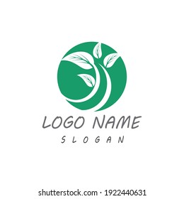 Leaf icon Vector Illustration design Logo template