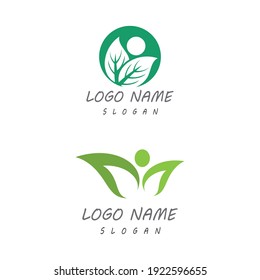 Icono de hoja Modelo de diseño de Ilustración de vectores