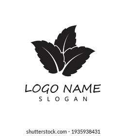 Icono de hoja Modelo de diseño de Ilustración de vectores
