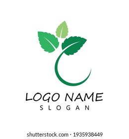 Leaf icon Vector Illustration design Logo template