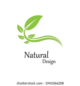 Leaf icon Vector Illustration design Logo template