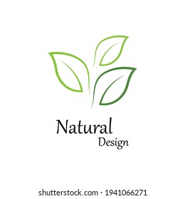 Icono de hoja Modelo de diseño de Ilustración de vectores